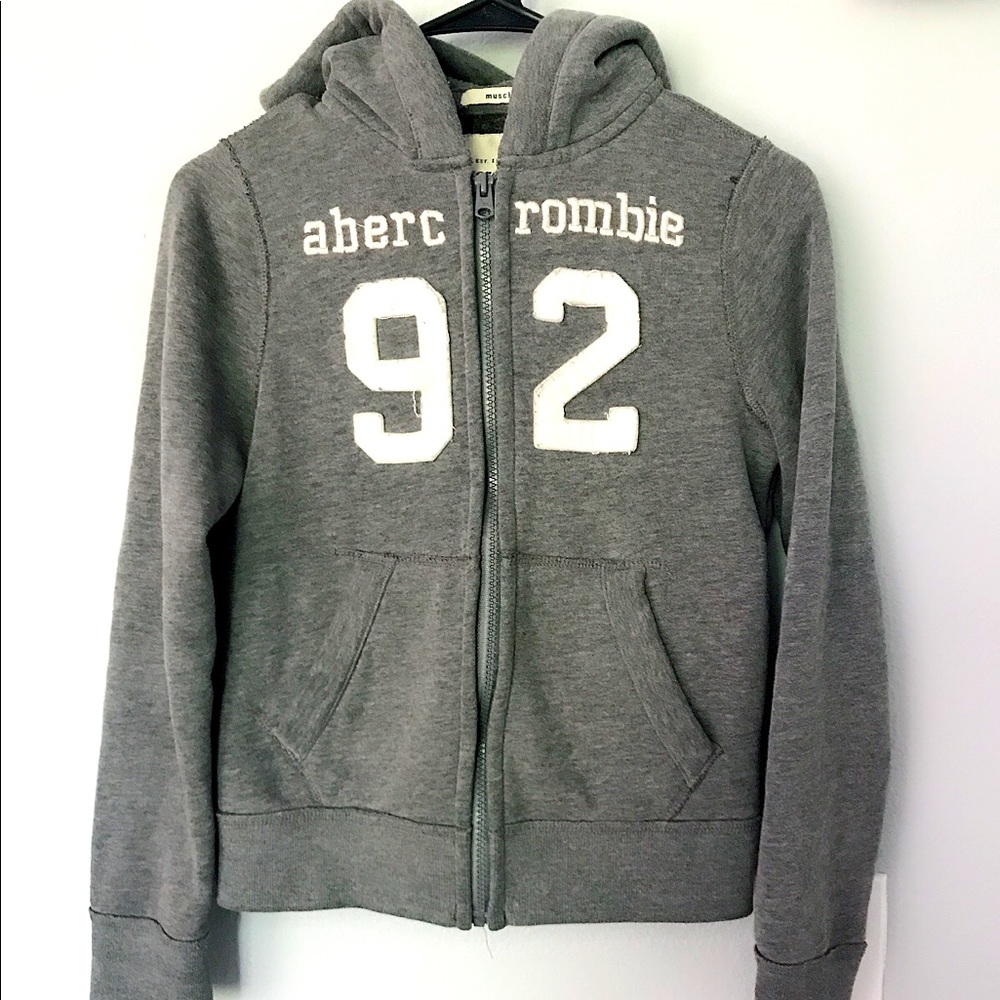 Abercrombie&fitch kids medium grey hoodies